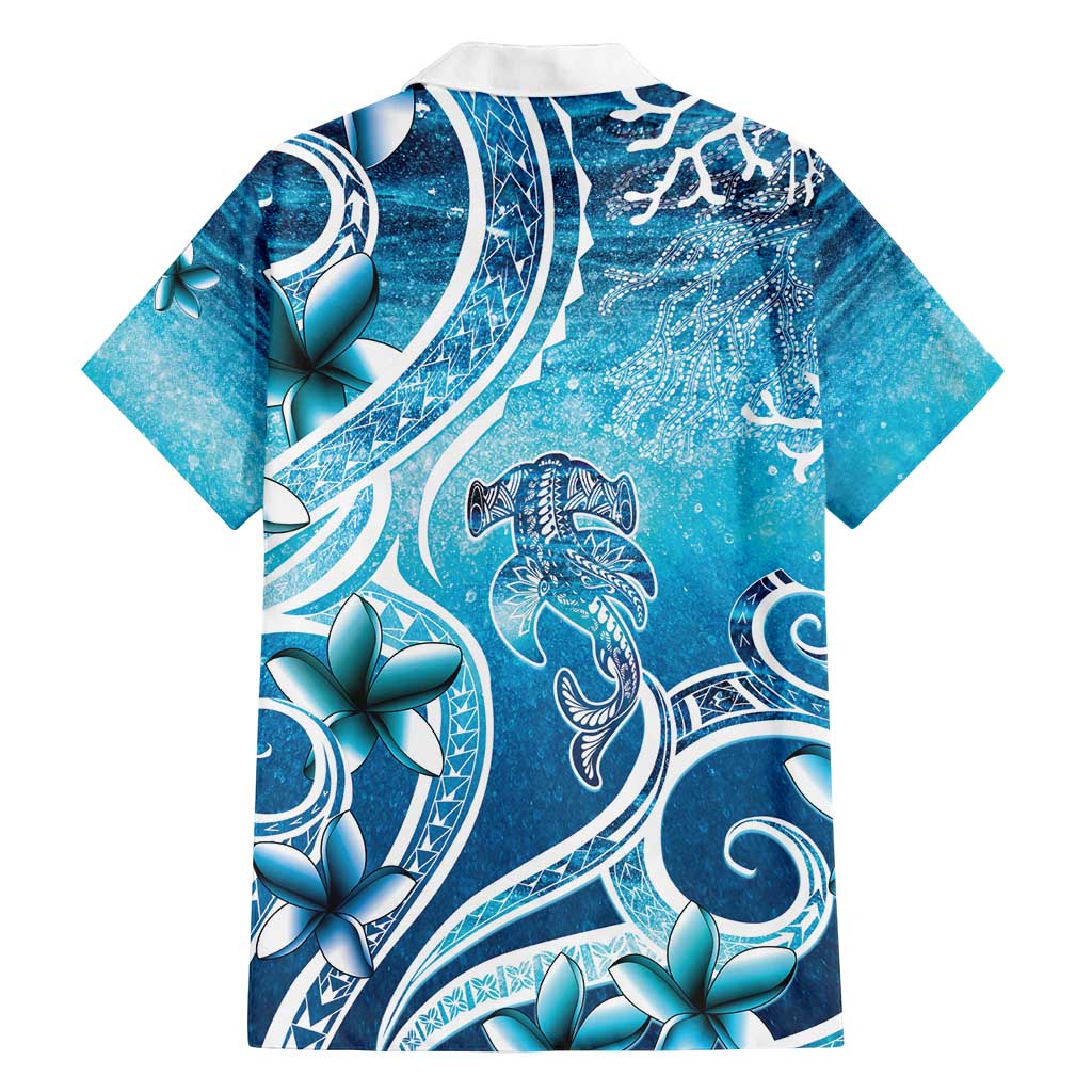 Polynesia World Ocean Day Family Matching Tank Maxi Dress and Hawaiian Shirt Ocean Style