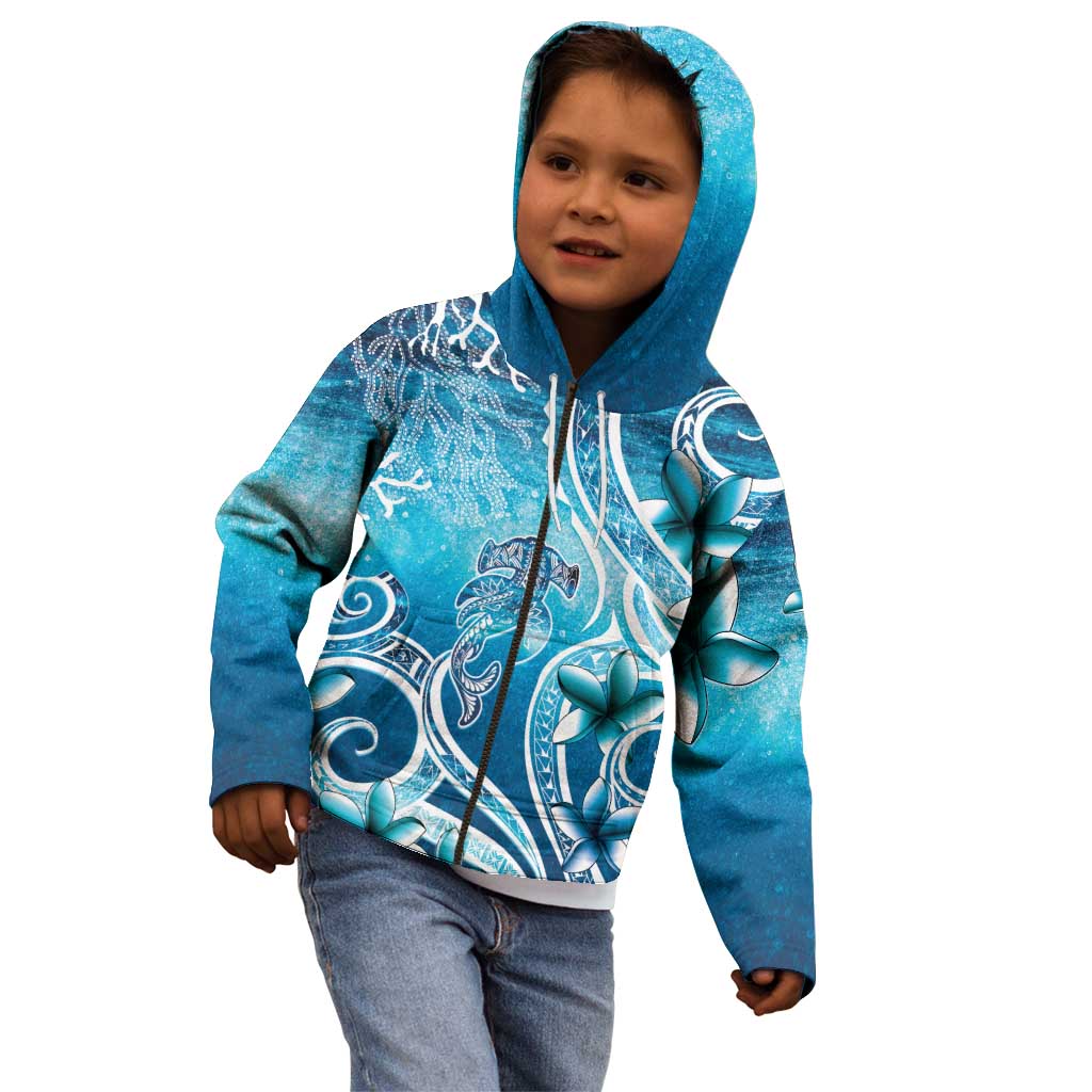 Polynesia World Ocean Day Kid Hoodie Ocean Style