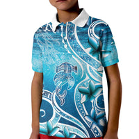 Polynesia World Ocean Day Kid Polo Shirt Ocean Style