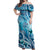 Polynesia World Ocean Day Off Shoulder Maxi Dress Ocean Style