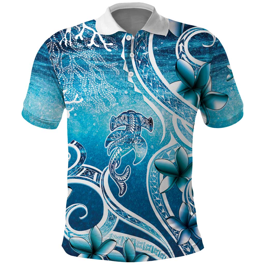 Polynesia World Ocean Day Polo Shirt Ocean Style
