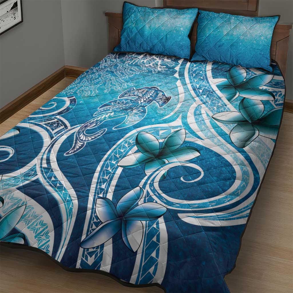 Polynesia World Ocean Day Quilt Bed Set Ocean Style
