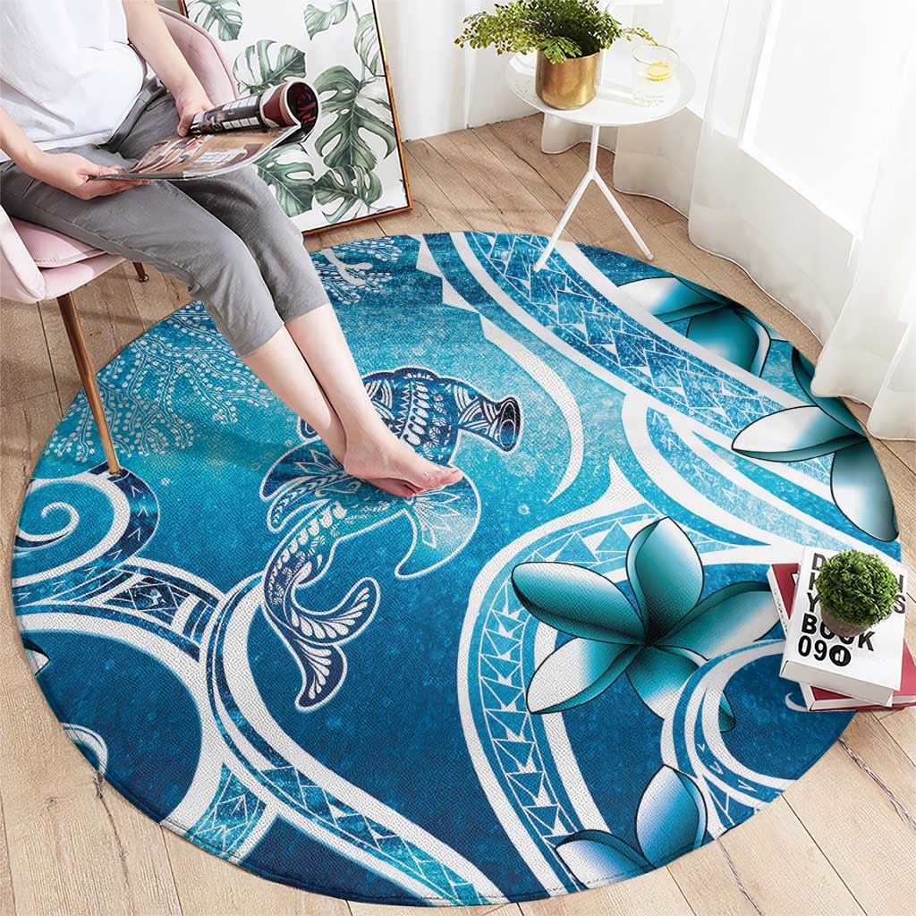 Polynesia World Ocean Day Round Carpet Ocean Style