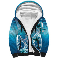 Polynesia World Ocean Day Sherpa Hoodie Ocean Style