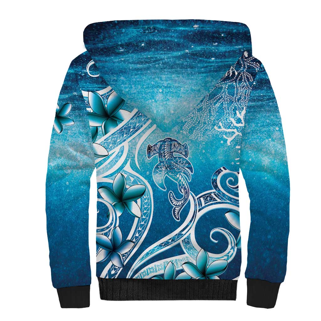 Polynesia World Ocean Day Sherpa Hoodie Ocean Style