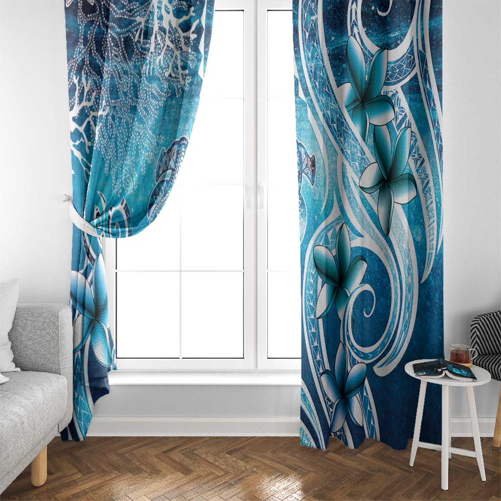 Polynesia World Ocean Day Window Curtain Ocean Style