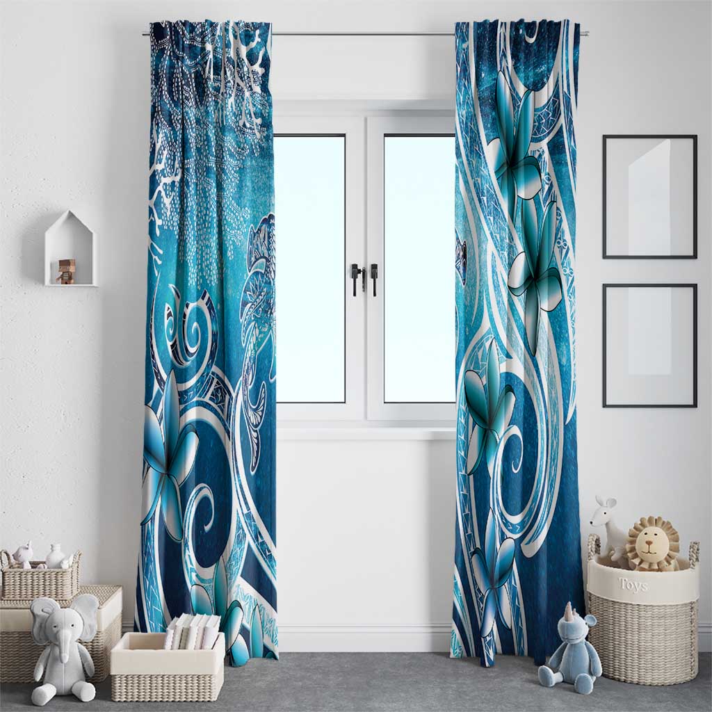 Polynesia World Ocean Day Window Curtain Ocean Style