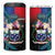Samoa 4 in 1 Can Cooler Tumbler Humpback Whale Siapo Pattern