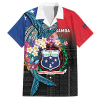 Samoa Family Matching Long Sleeve Bodycon Dress and Hawaiian Shirt Humpback Whale Siapo Pattern
