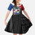 Samoa Family Matching Mermaid Dress and Hawaiian Shirt Humpback Whale Siapo Pattern