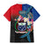 Samoa Family Matching Mermaid Dress and Hawaiian Shirt Humpback Whale Siapo Pattern