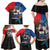 Samoa Family Matching Off Shoulder Maxi Dress and Hawaiian Shirt Humpback Whale Siapo Pattern