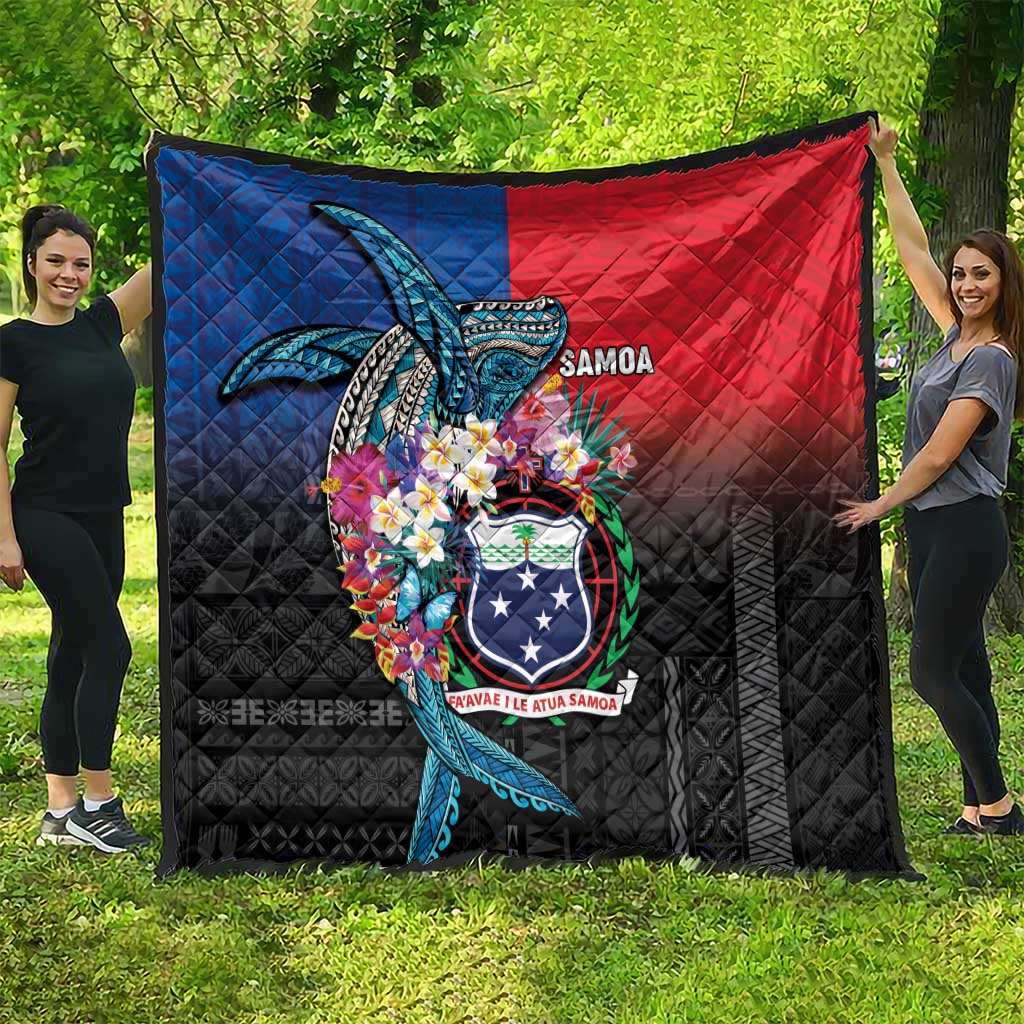 Samoa Quilt Humpback Whale Siapo Pattern