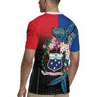 Samoa Rugby Jersey Humpback Whale Siapo Pattern