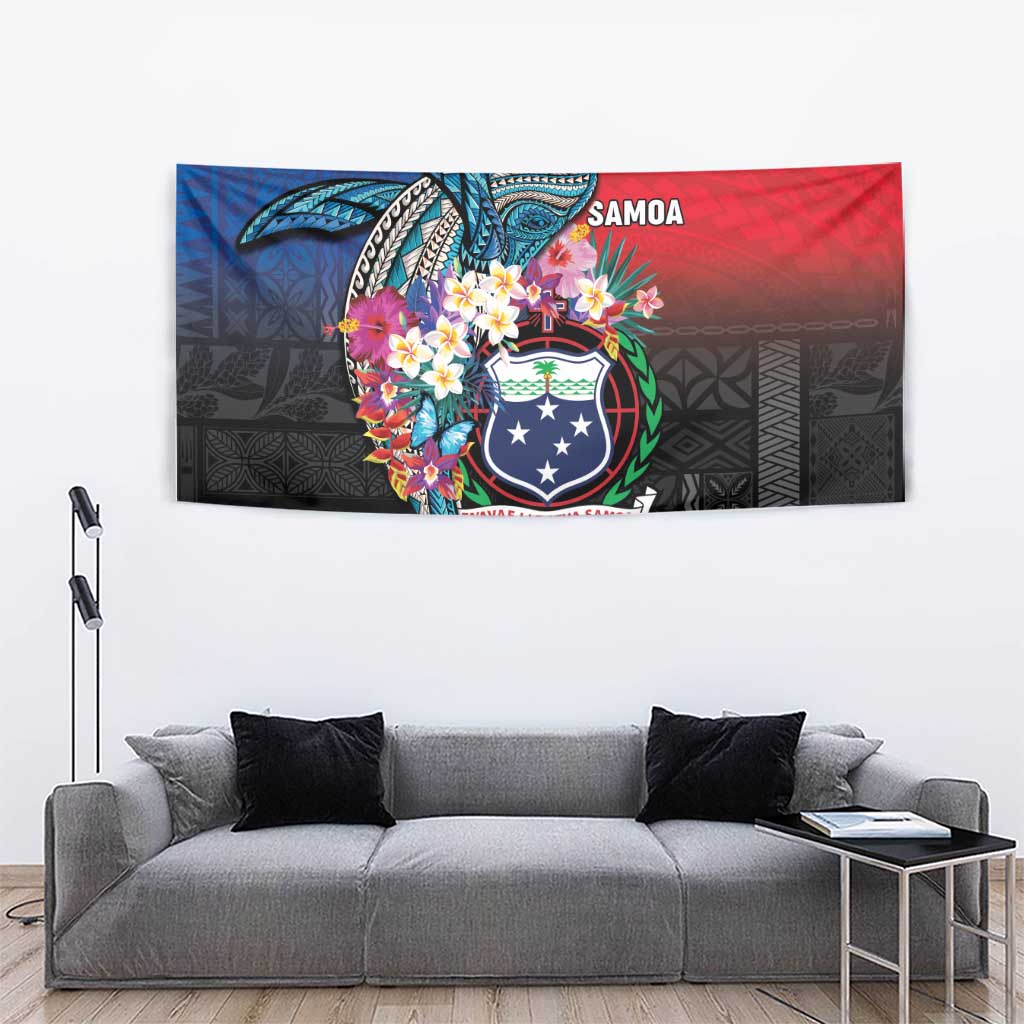 Samoa Tapestry Humpback Whale Siapo Pattern