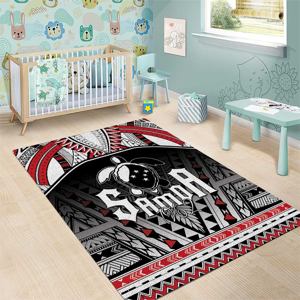 Samoa Independence Day Area Rug Proud To Be Samoan