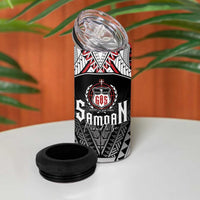 Samoa Independence Day 4 in 1 Can Cooler Tumbler Proud To Be Samoan