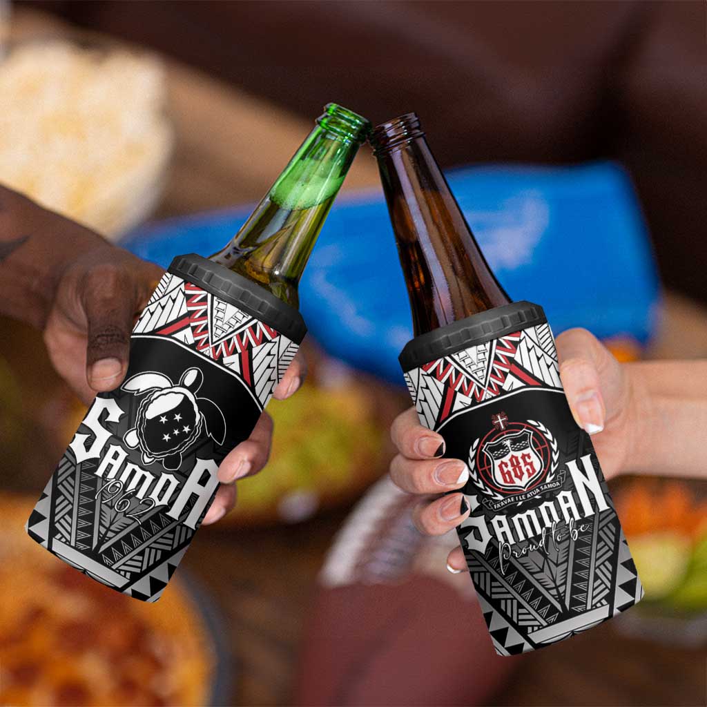 Samoa Independence Day 4 in 1 Can Cooler Tumbler Proud To Be Samoan