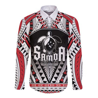 Samoa Independence Day Long Sleeve Button Shirt Proud To Be Samoan