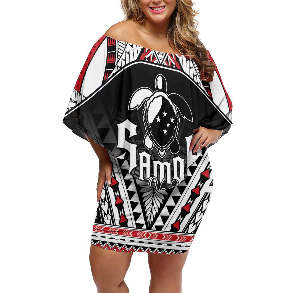 Samoa Independence Day Off Shoulder Short Dress Proud To Be Samoan
