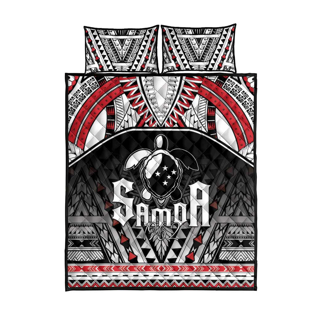 Samoa Independence Day Quilt Bed Set Proud To Be Samoan