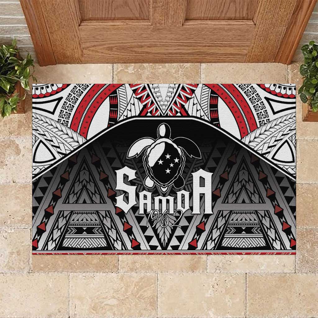 Samoa Independence Day Rubber Doormat Proud To Be Samoan