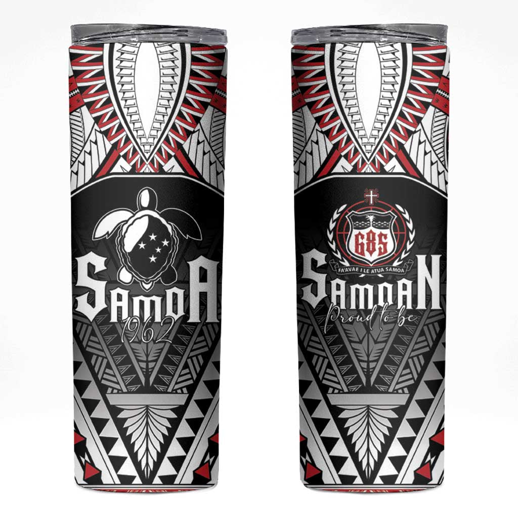 Samoa Independence Day Skinny Tumbler Proud To Be Samoan