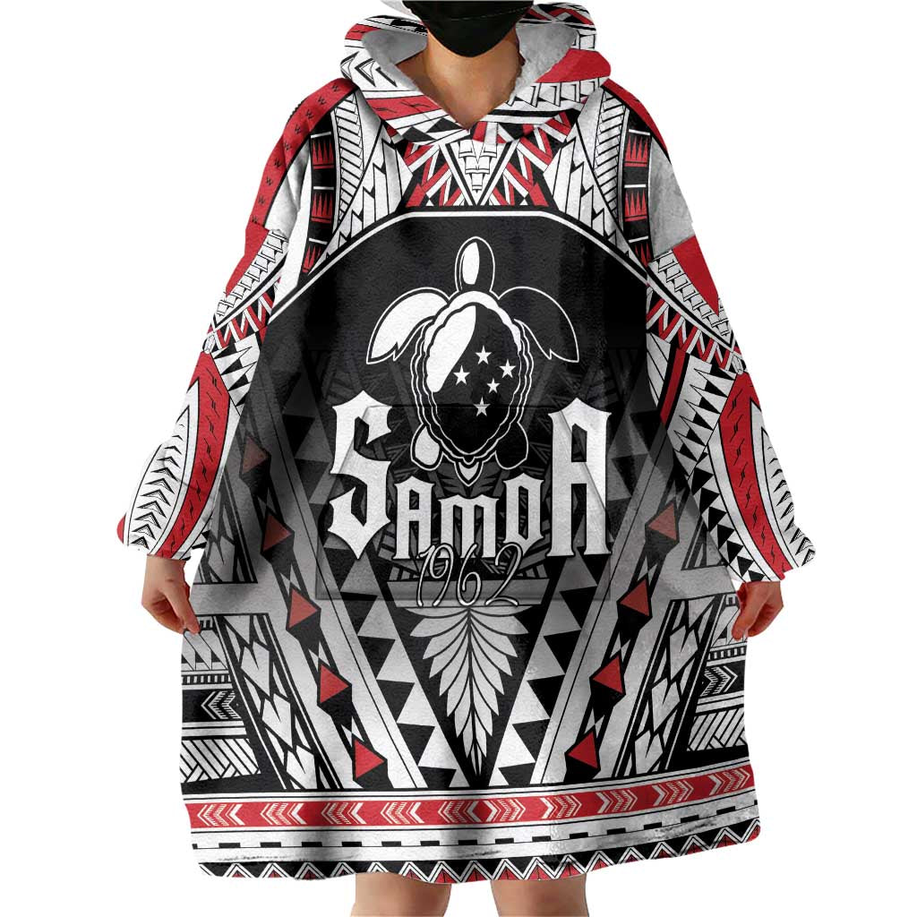 Samoa Independence Day Wearable Blanket Hoodie Proud To Be Samoan