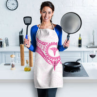 New Zealand Aotearoa Apron Nurse Tribal Pink Version