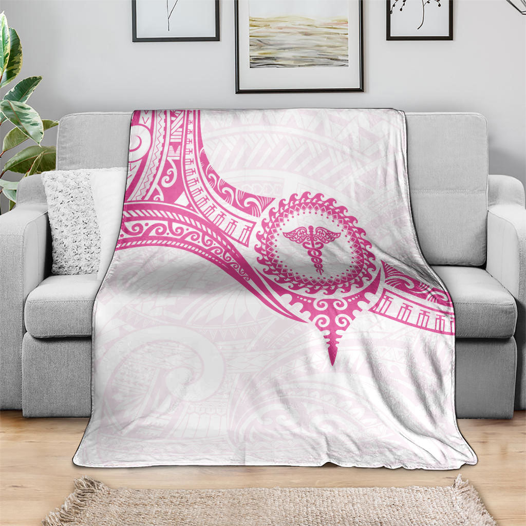 New Zealand Aotearoa Blanket Nurse Tribal Pink Version