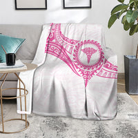 New Zealand Aotearoa Blanket Nurse Tribal Pink Version