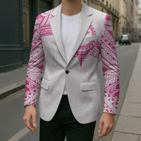 Personalised New Zealand Aotearoa Blazer Nurse Tribal Pink Version