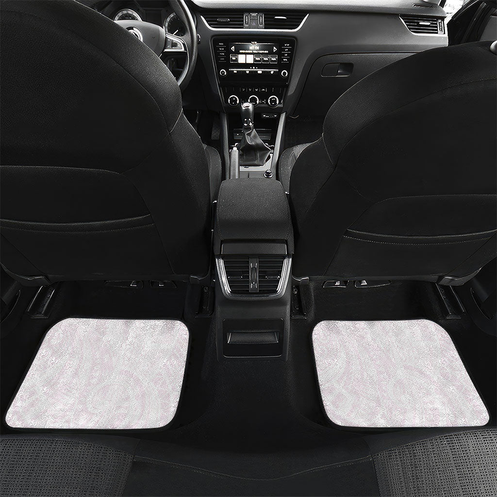 Personalised New Zealand Aotearoa Car Mats Nurse Tribal Pink Version