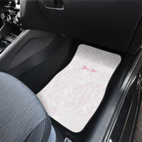 Personalised New Zealand Aotearoa Car Mats Nurse Tribal Pink Version