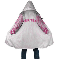 Personalised New Zealand Aotearoa Cloak Nurse Tribal Pink Version