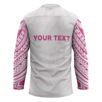 Personalised New Zealand Aotearoa Hockey Jersey Nurse Tribal Pink Version