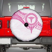 New Zealand Aotearoa Spare Tire Cover Nurse Tribal Pink Version