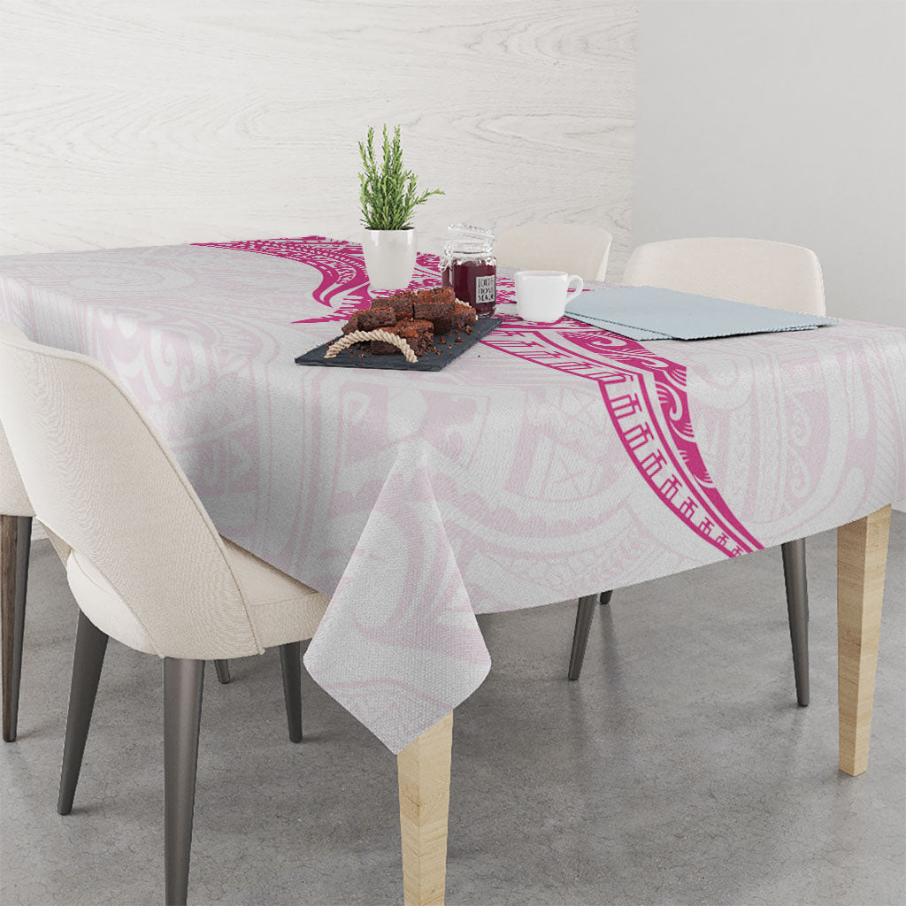 New Zealand Aotearoa Tablecloth Nurse Tribal Pink Version