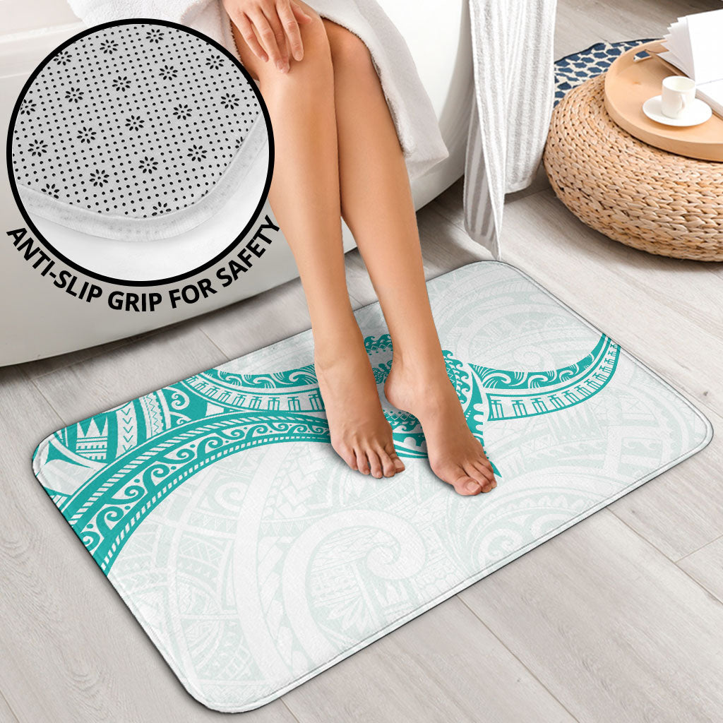 New Zealand Aotearoa Bathroom Set Nurse Tribal Teal Version