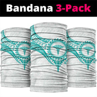 New Zealand Aotearoa Neck Gaiter Nurse Tribal Teal Version