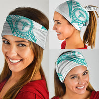 New Zealand Aotearoa Neck Gaiter Nurse Tribal Teal Version