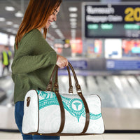 New Zealand Aotearoa Travel Bag Nurse Tribal Teal Version