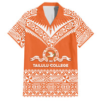 Personalised Tonga Tailulu College Family Matching Tank Maxi Dress and Hawaiian Shirt Tongan Kupesi Pattern