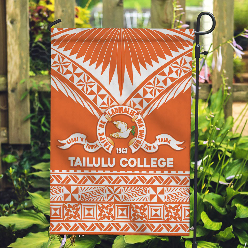Tonga Tailulu College Garden Flag Tongan Kupesi Pattern