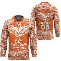Personalised Tonga Tailulu College Hockey Jersey Tongan Kupesi Pattern