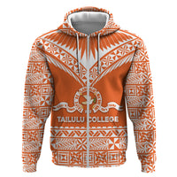 Personalised Tonga Tailulu College Hoodie Tongan Kupesi Pattern
