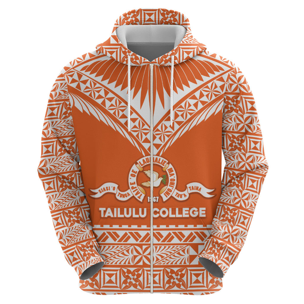 Personalised Tonga Tailulu College Hoodie Tongan Kupesi Pattern