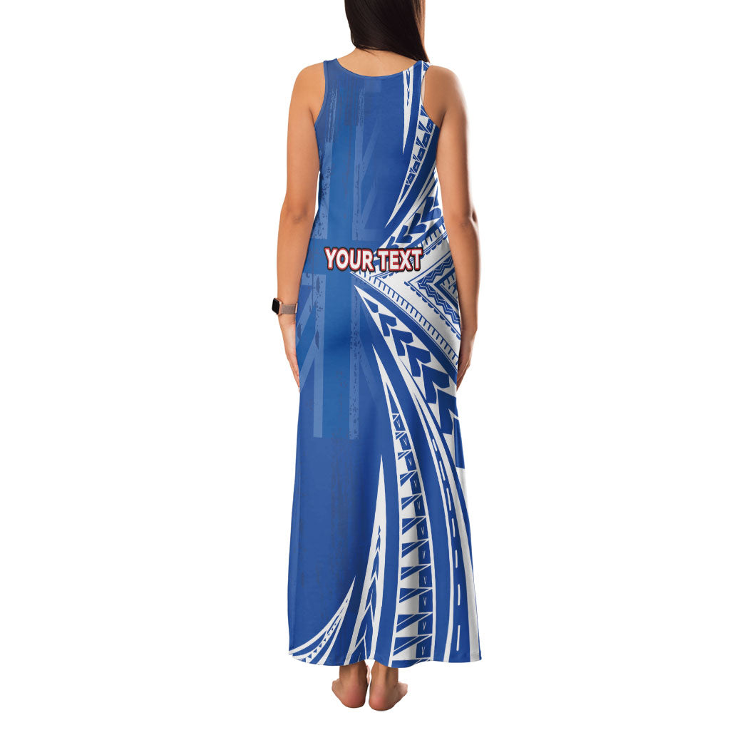Personalised Hawaii 808 Family Matching Tank Maxi Dress and Hawaiian Shirt Unique Style LT05 - Polynesian Pride