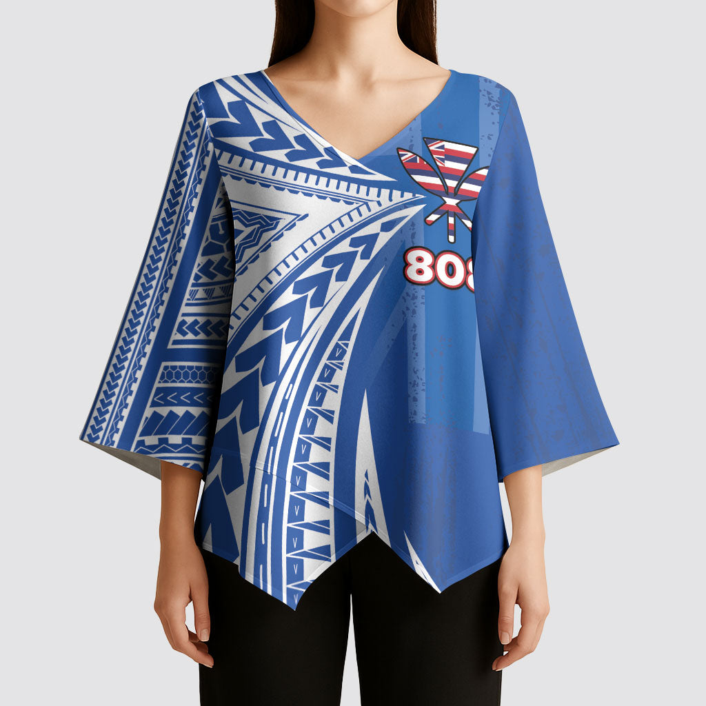 Personalised Hawaii 808 Kimono Sleeve Blouse Unique Style