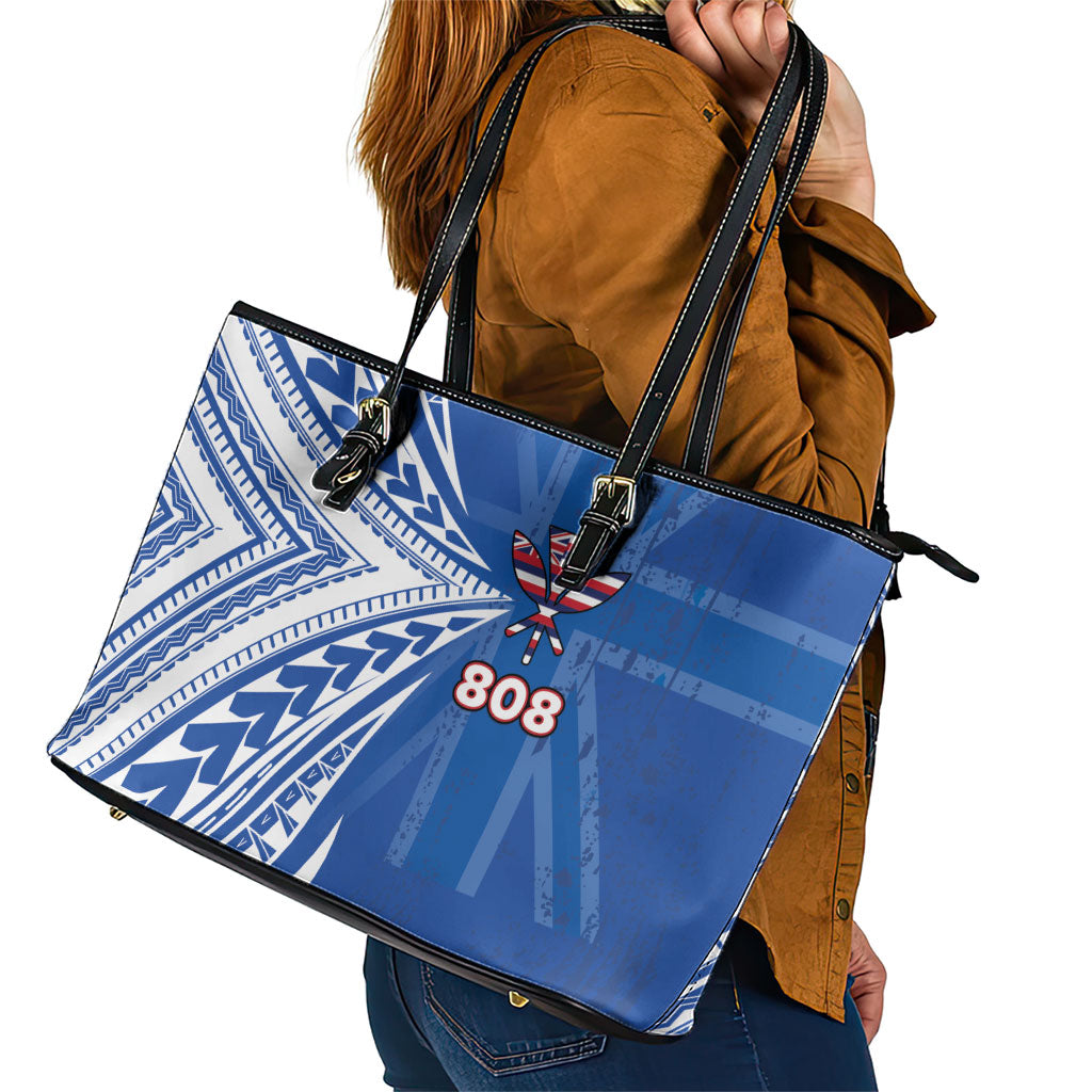 Hawaii 808 Leather Tote Bag Unique Style